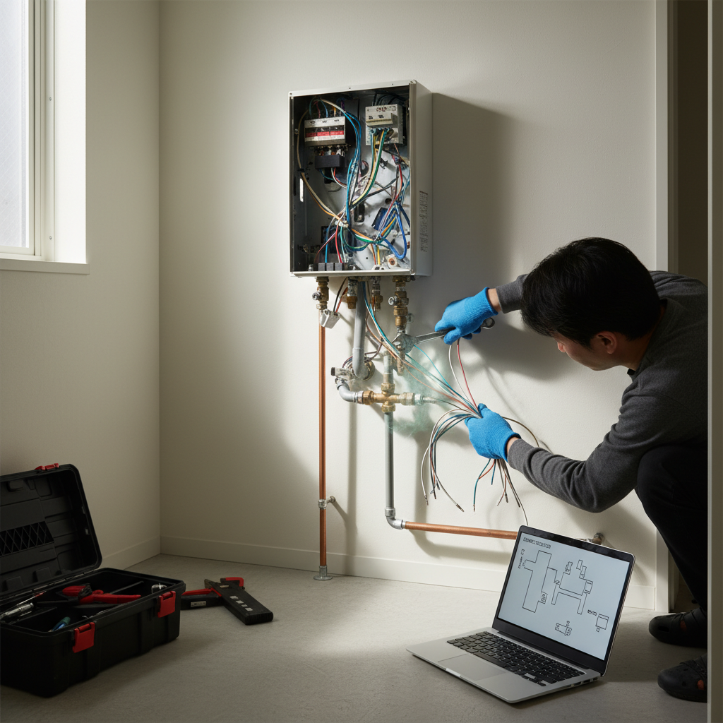 給湯器リモコン交換を自分で行うリスクと注意点に関する画像