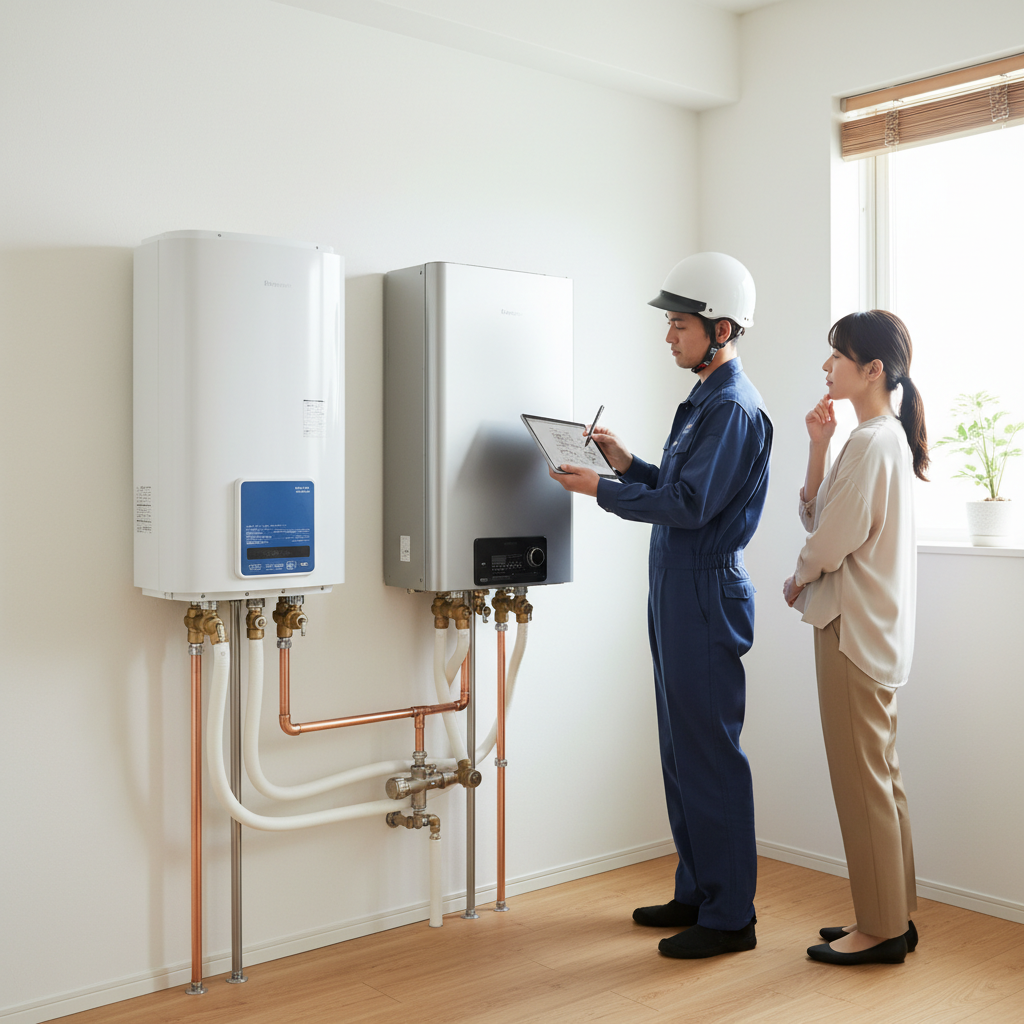 給湯器メーカー(ノーリツ、リンナイなど)に関する画像