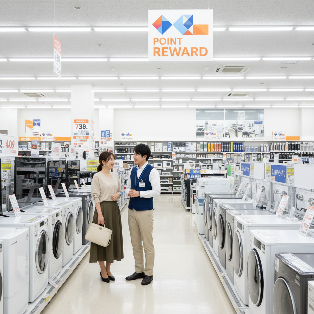 ホームセンター・家電量販店(ヤマダ電機など)|手軽さとポイント還元に関する画像