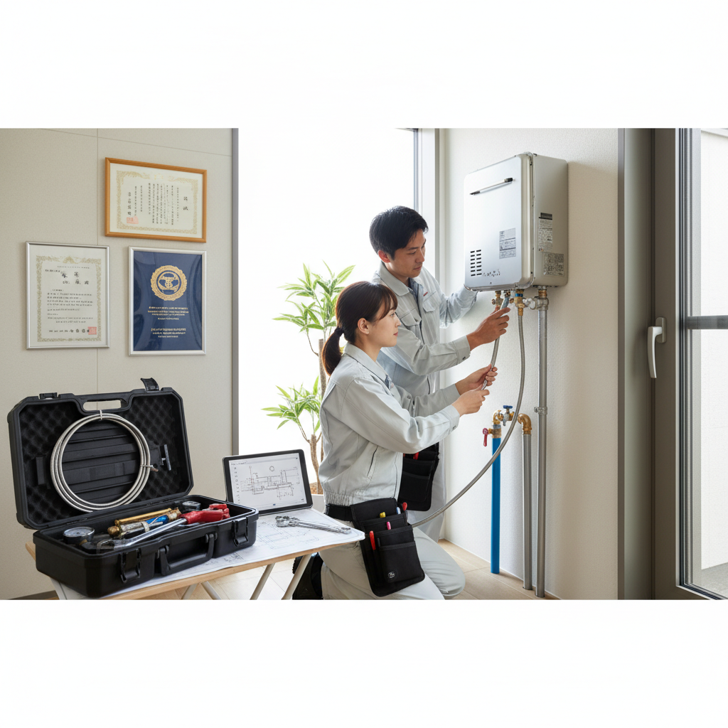 ポイント1:施工実績と必要な資格の有無に関する画像