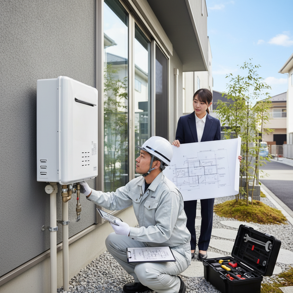 給湯器の工事費用の内訳と相場に関する画像