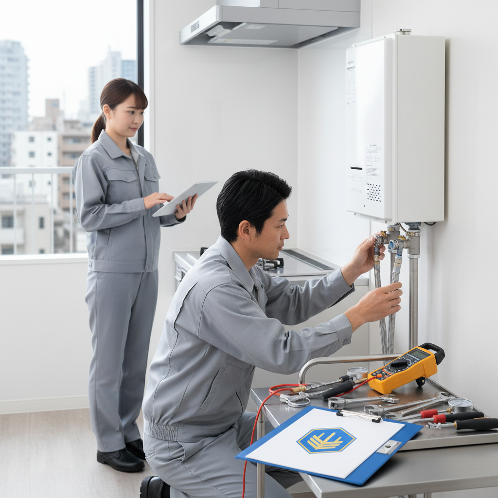 資格(ガス機器設置スペシャリストなど)の有無を確認するに関する画像