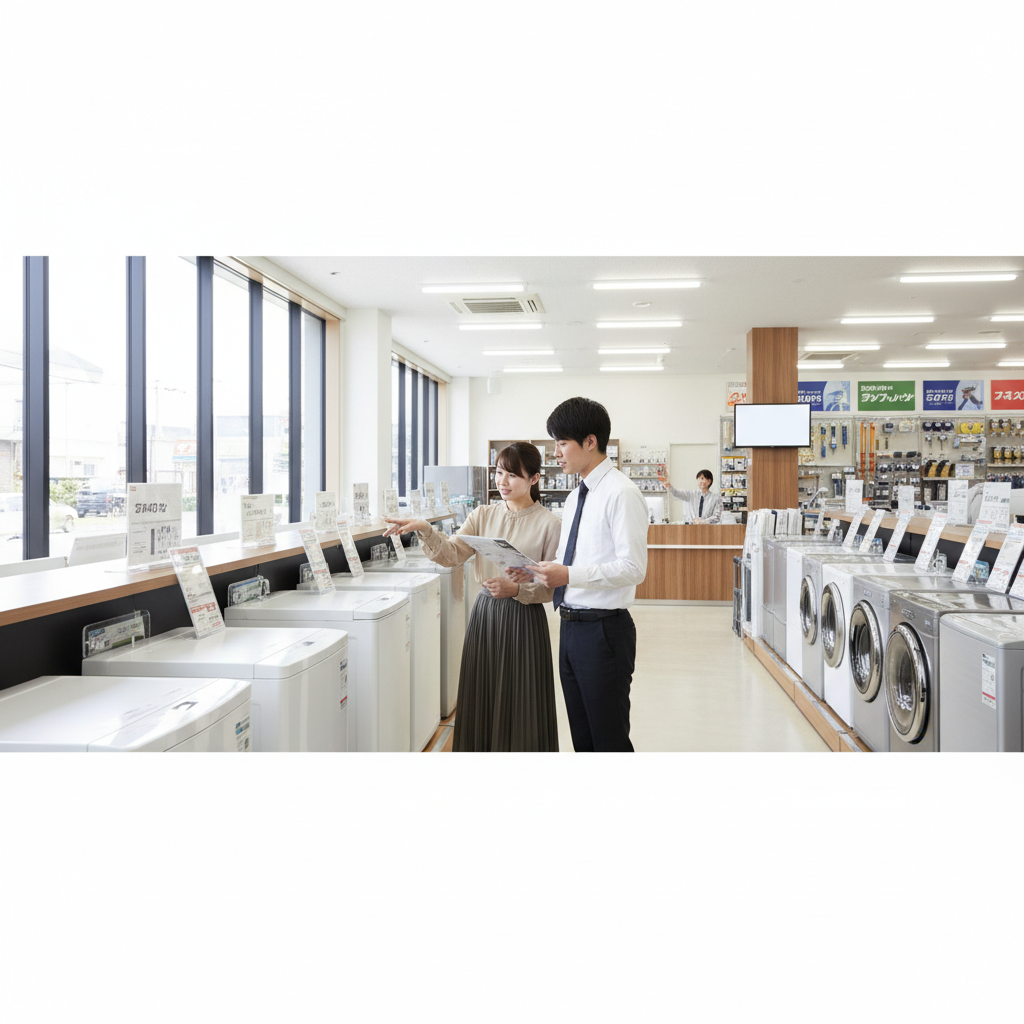 大手家電量販店やホームセンターの利用に関する画像