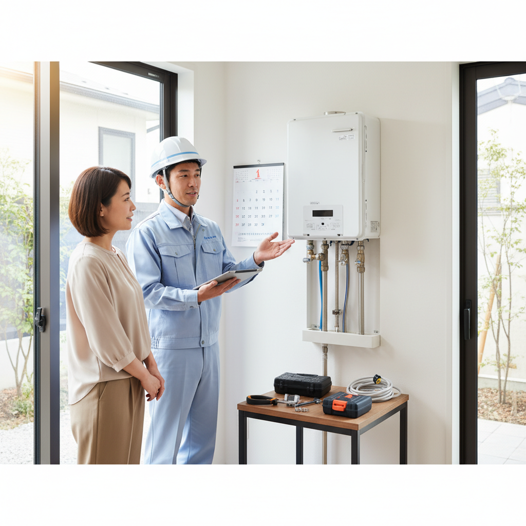 給湯器交換は何日くらいかかる？即日交換の可能性に関する画像