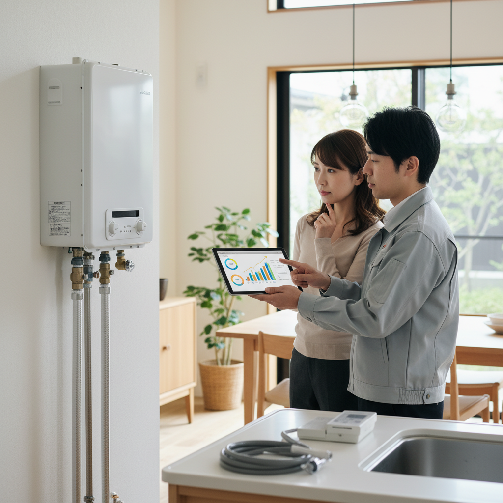 給湯器交換の平均費用と見積もりの注意点に関する画像