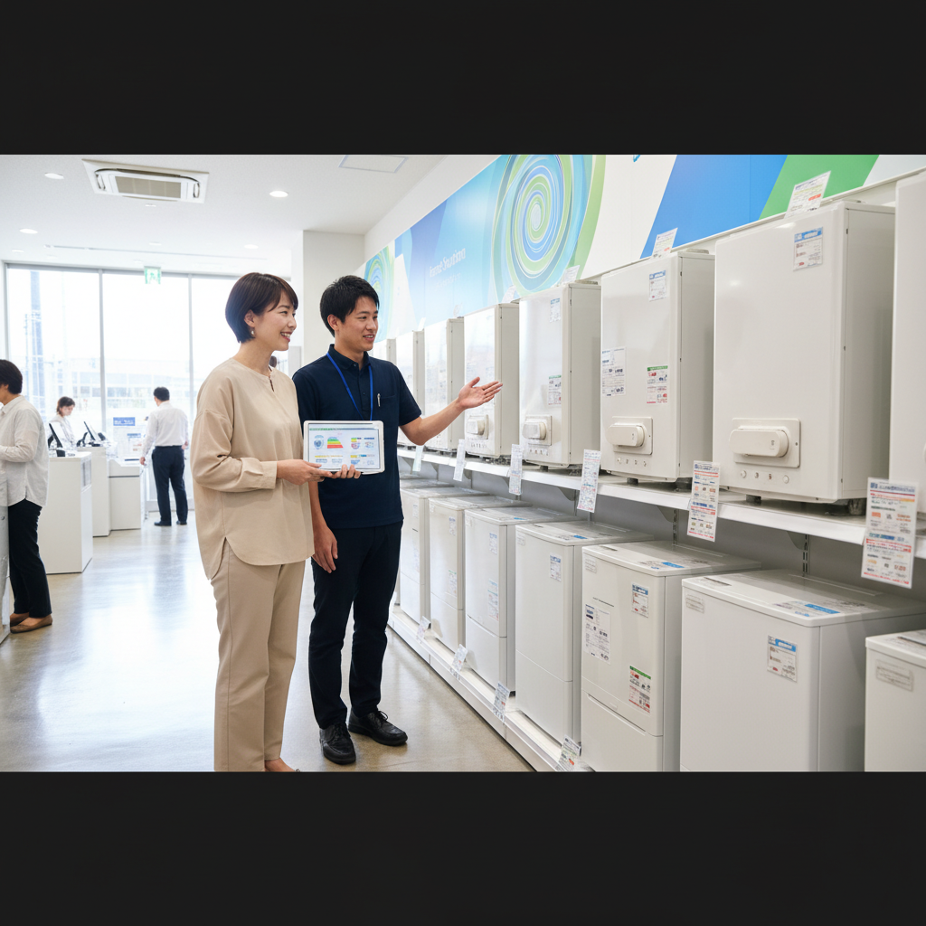 ホームセンターでの給湯器交換(ヤマダ電機など)に関する画像