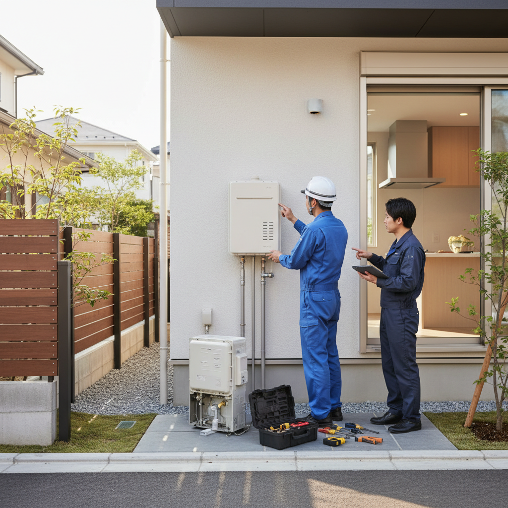 ニチガスの給湯器工事費の内訳と詳細に関する画像