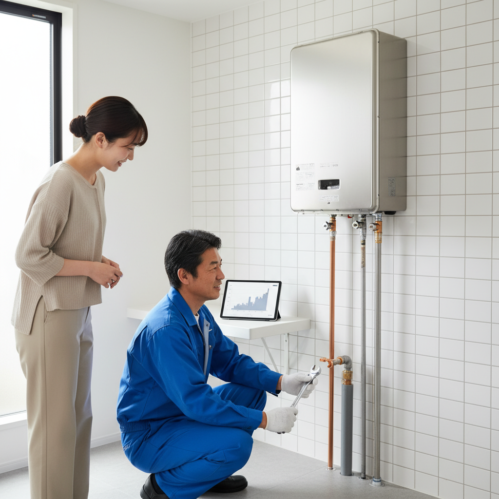 給湯器の工事費込み相場は？に関する画像