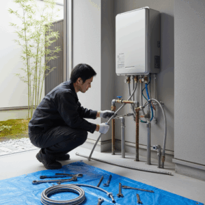 給湯器交換 配管に関する画像