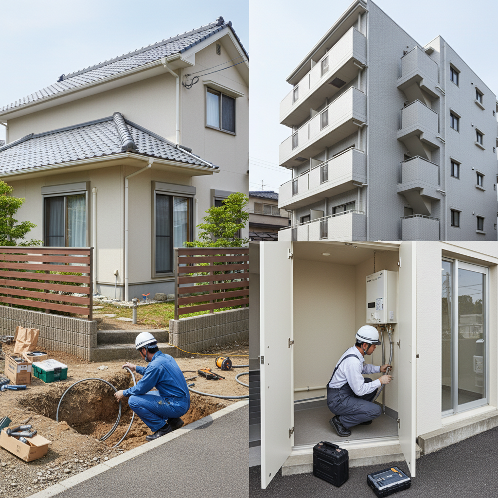 一軒家とアパートでの費用の違いに関する画像