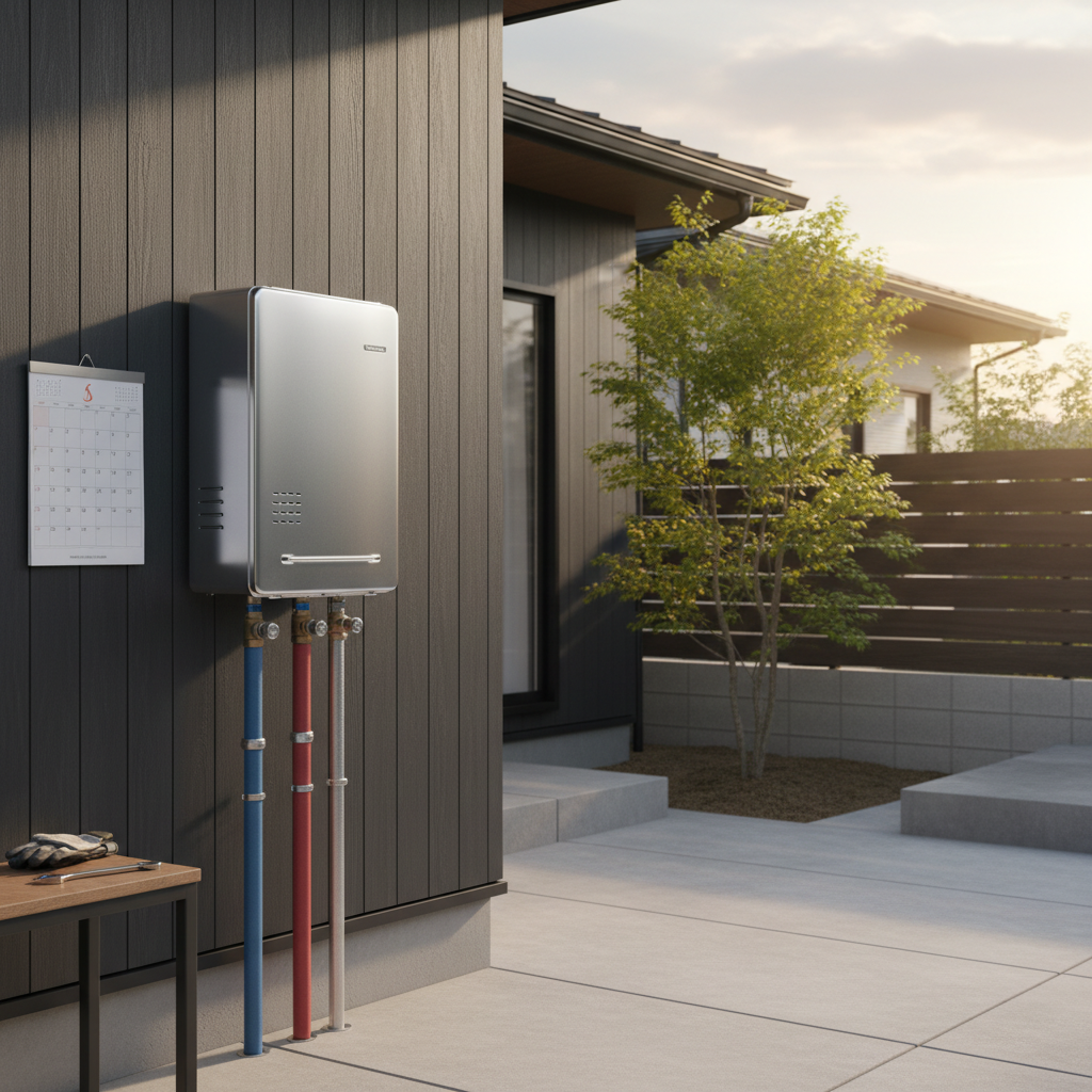 一般的な給湯器の寿命は約10年～15年に関する画像