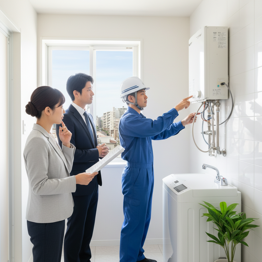 賃貸アパートの給湯器交換は誰が費用を負担する？に関する画像