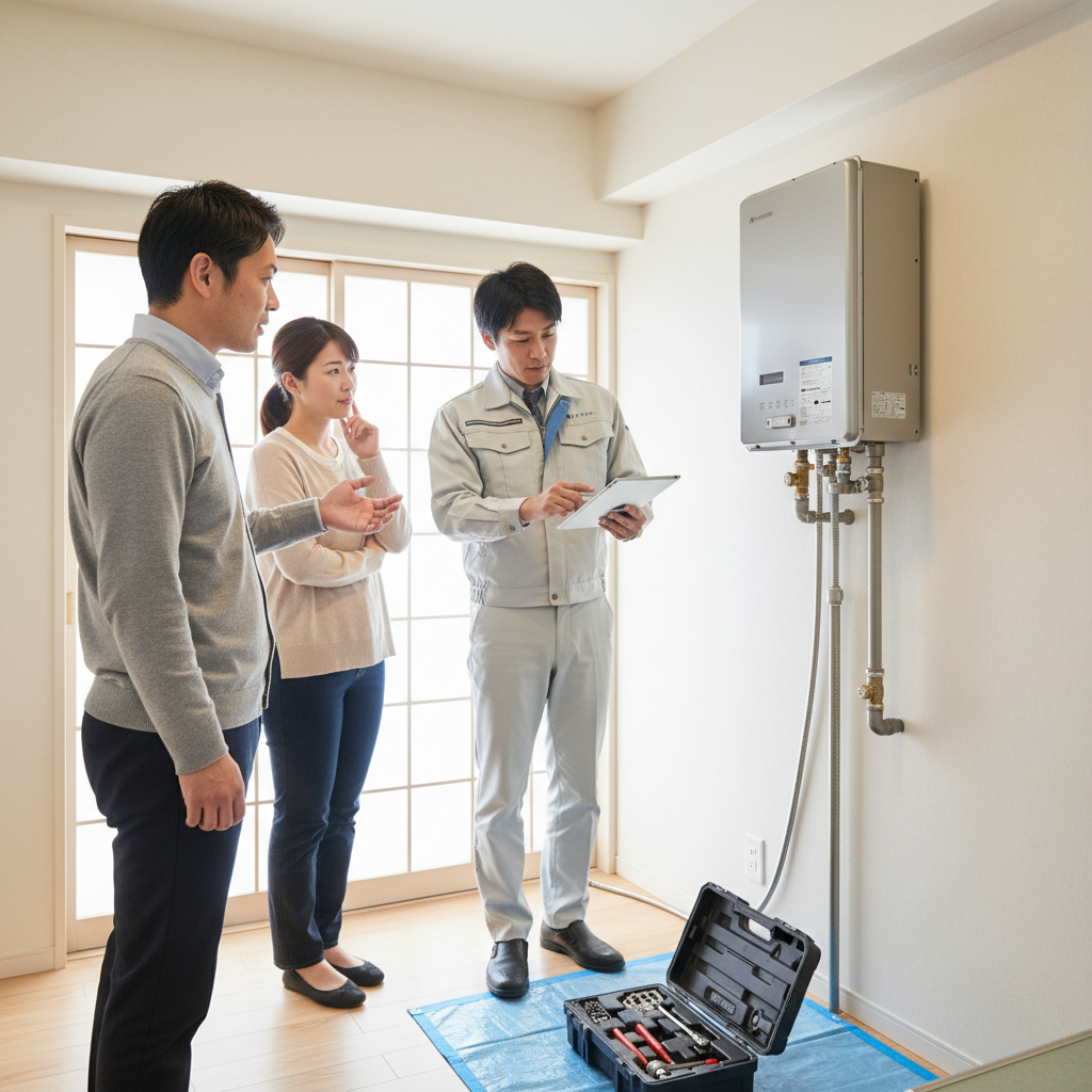 給湯器交換の立ち会いは必要？に関する画像