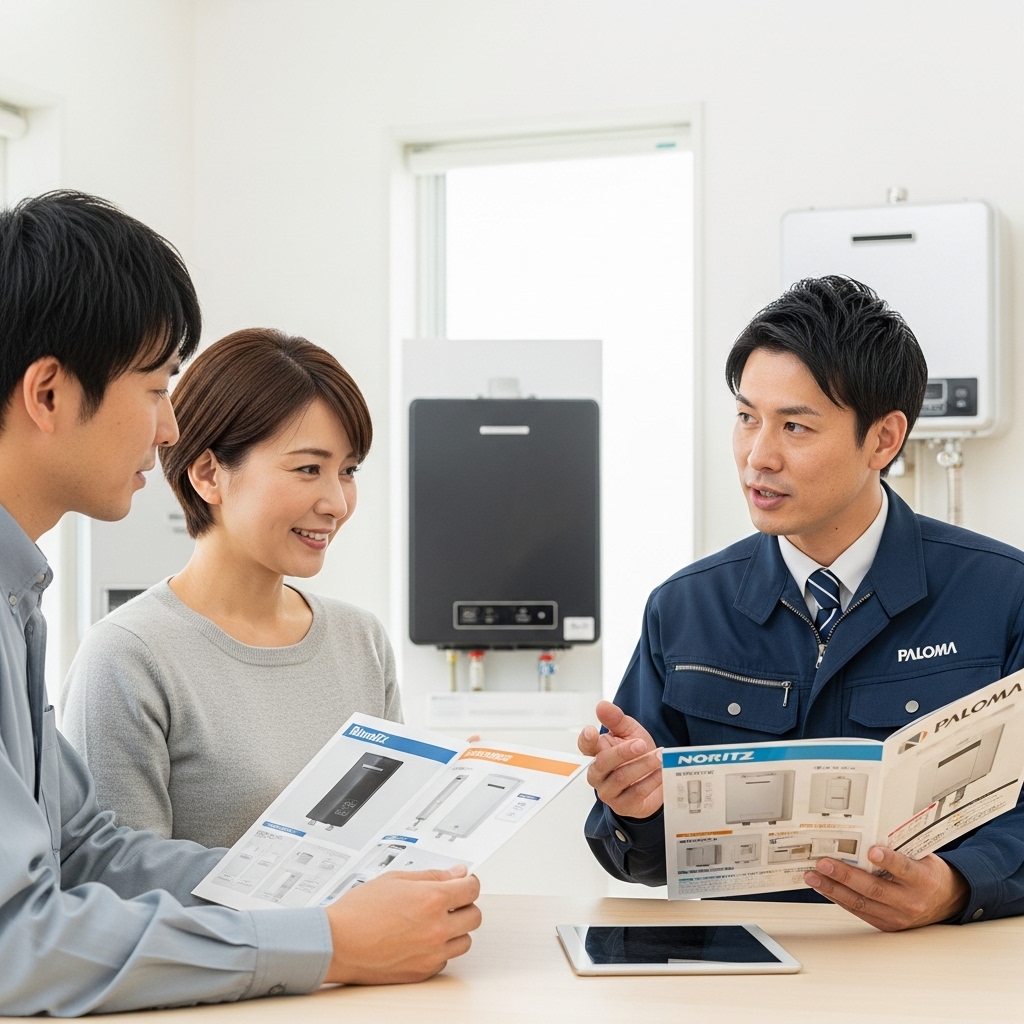 給湯器はリンナイとノーリツ（パロマ）どっちがいい？メーカー比較に関する画像