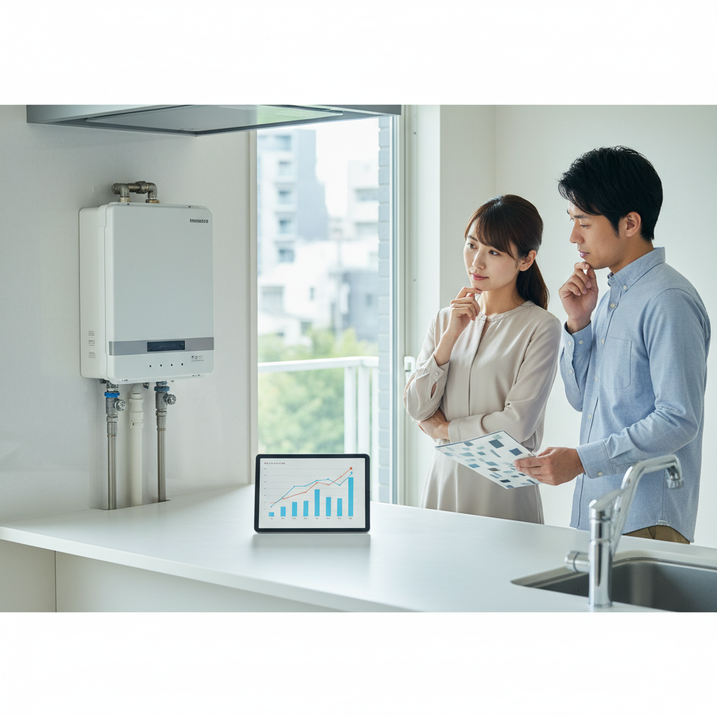 給湯器本体の価格相場に関する画像