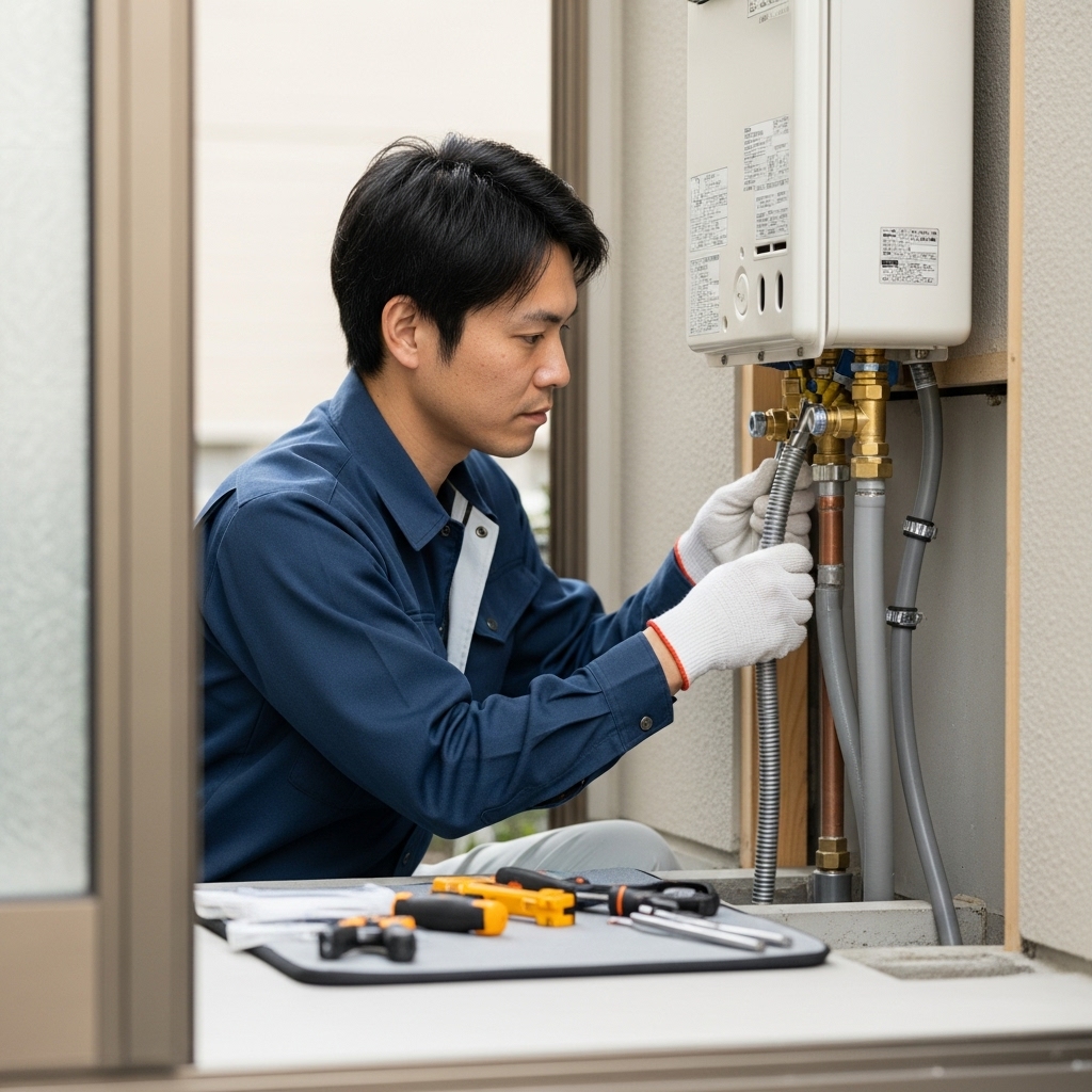 給湯器の配管交換費用の内訳