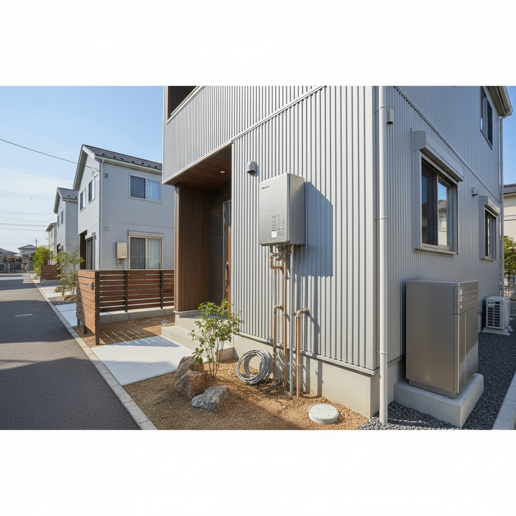 戸建ての給湯器交換費用に関する画像