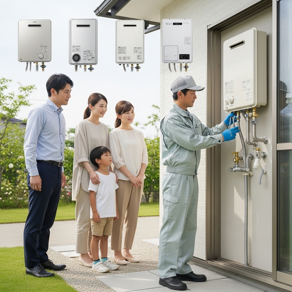 給湯器交換の平均費用はいくらですか？に関する画像