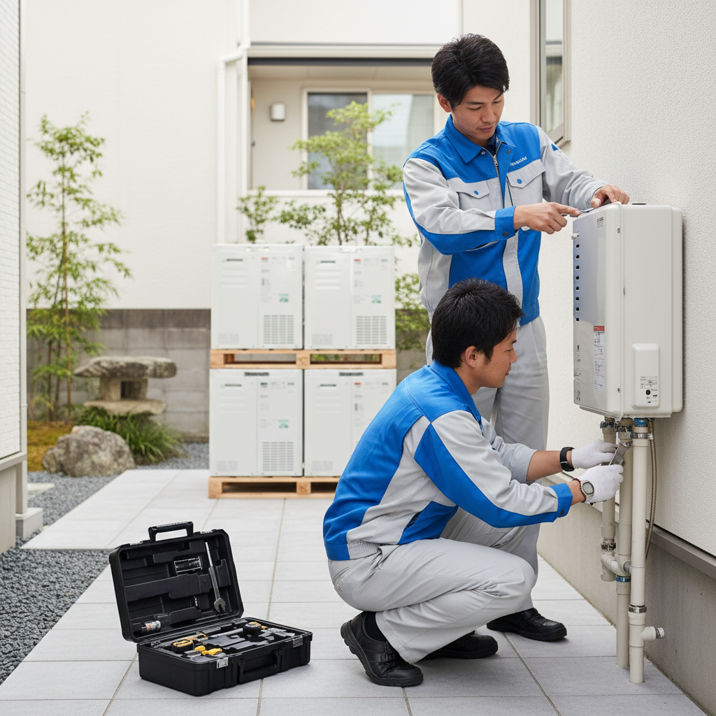 給湯器交換業者ランキング上位の専門業者の特徴に関する画像