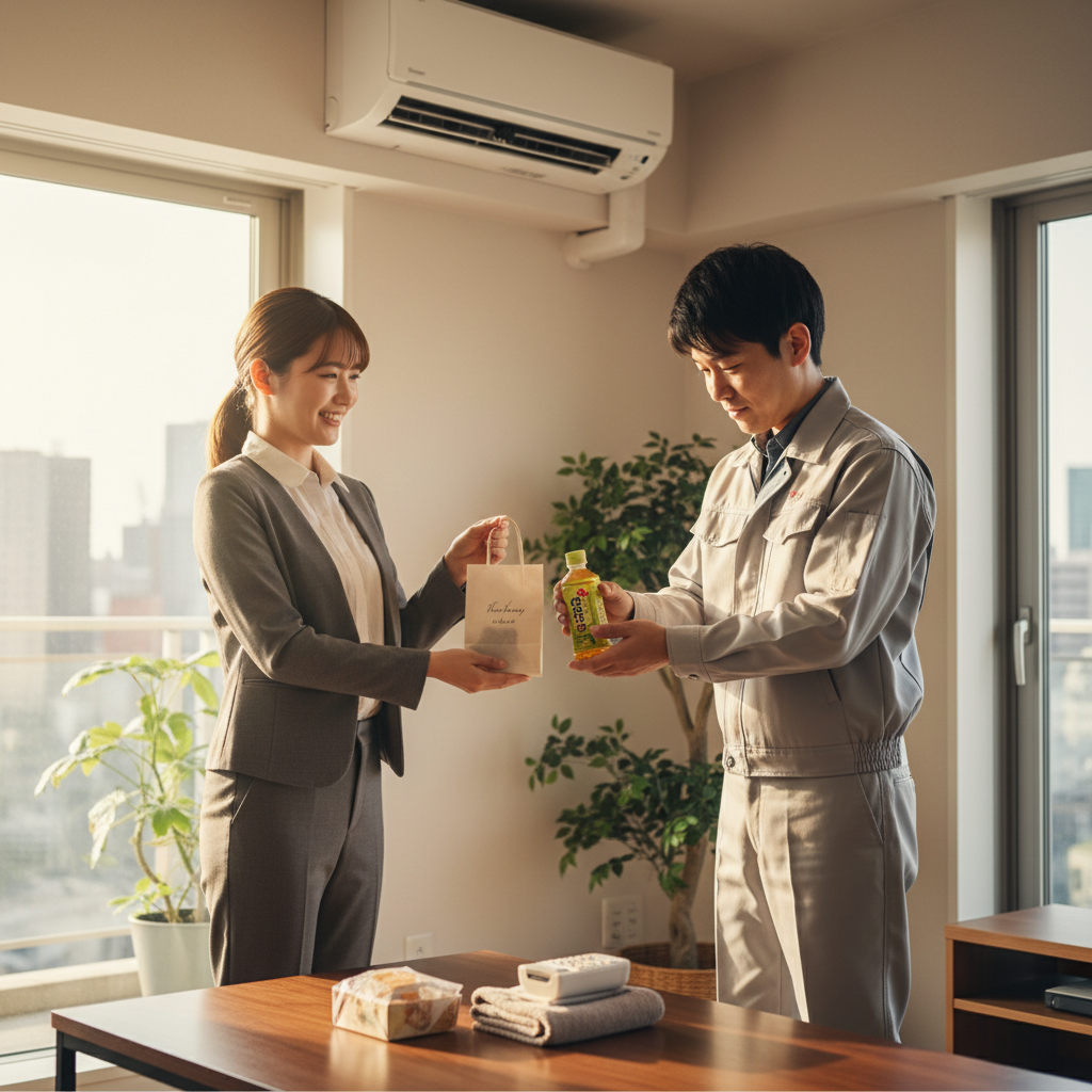 賃貸でのエアコン交換など他のお礼との違いに関する画像