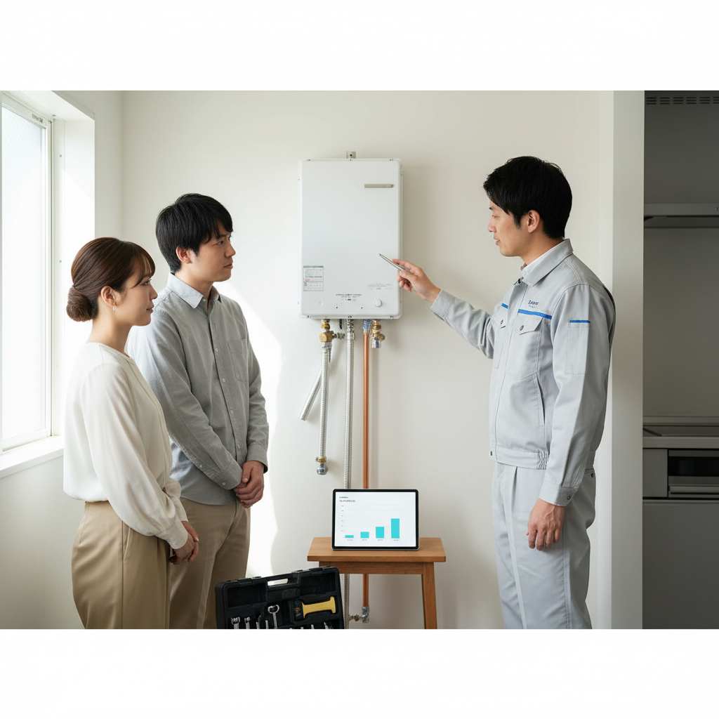 給湯器交換の平均費用はいくらですか？に関する画像