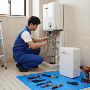 バランス釜 給湯器交換に関する画像