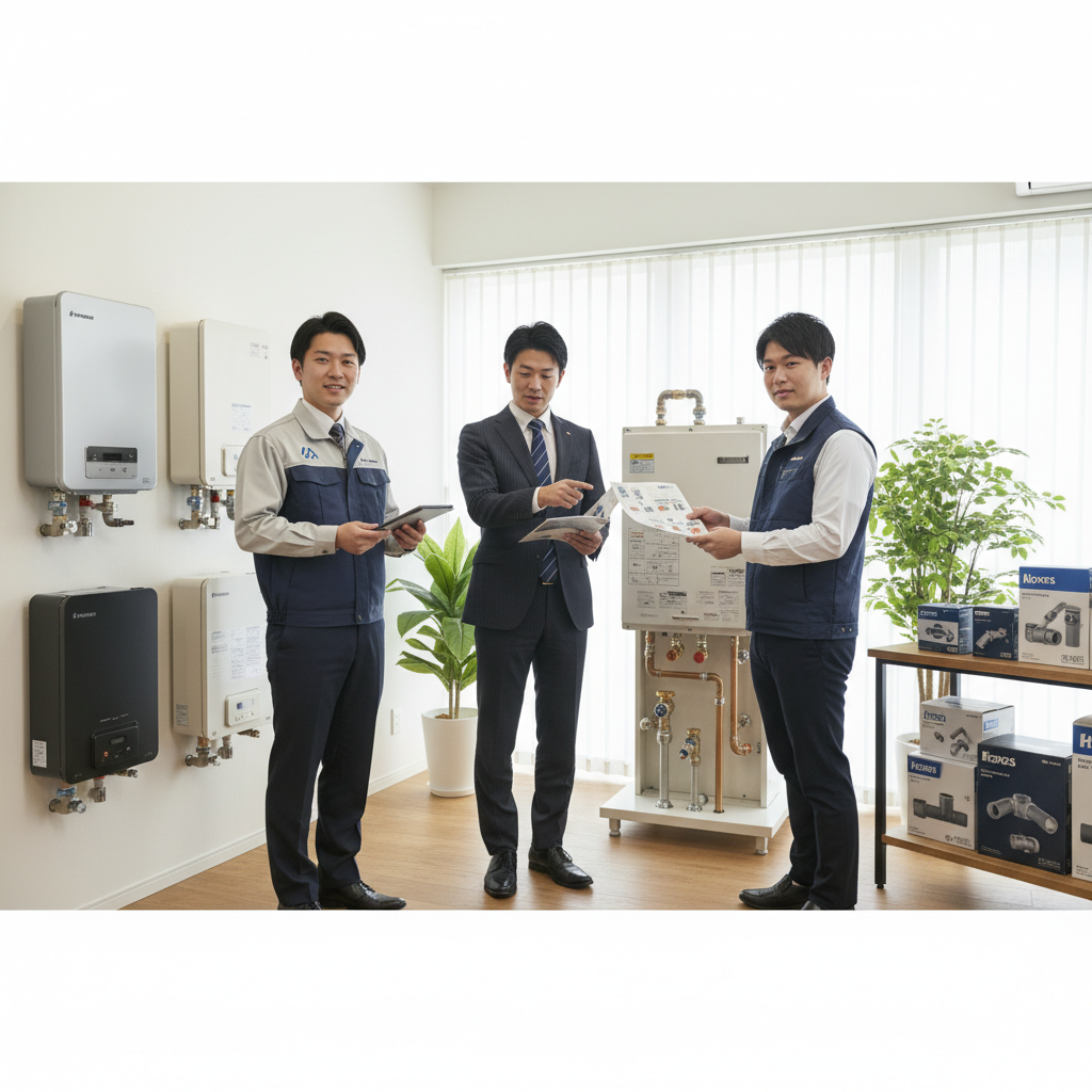 専門業者・ガス会社・ホームセンターの比較に関する画像