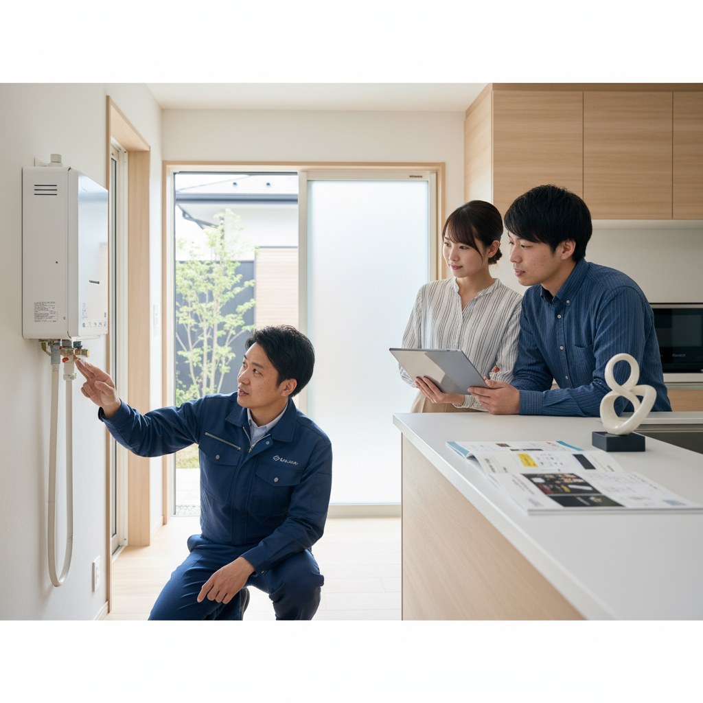 主要な給湯器交換依頼先とその特徴に関する画像