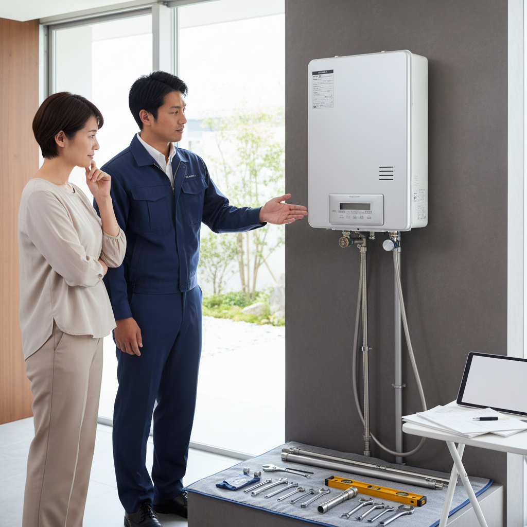 給湯器の交換費用は平均していくらですか？に関する画像