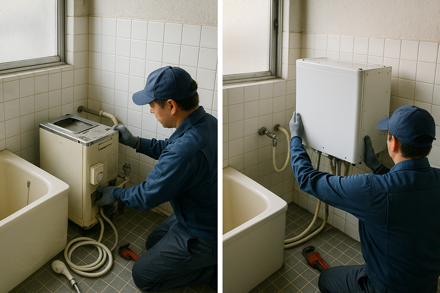 団地でのバランス釜交換費用と注意点に関する画像