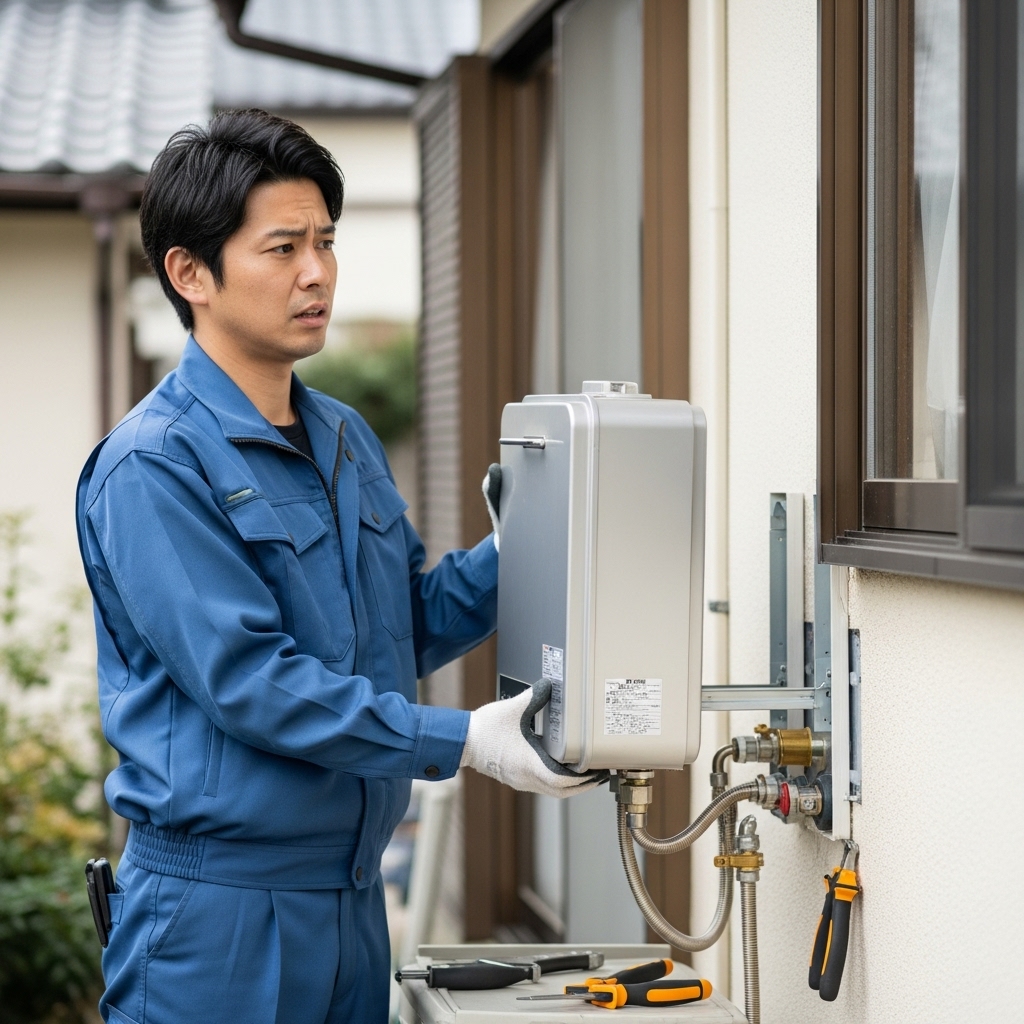 持ち込み給湯器の取り付け依頼時の注意点に関する画像