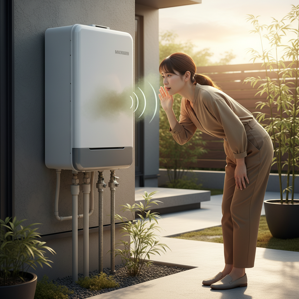 給湯器本体からの異音や異臭に関する画像