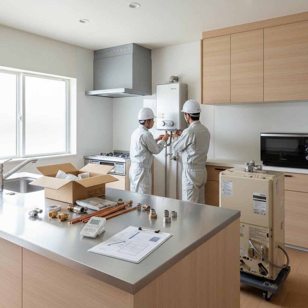 給湯器買い替え費用の内訳と相場に関する画像