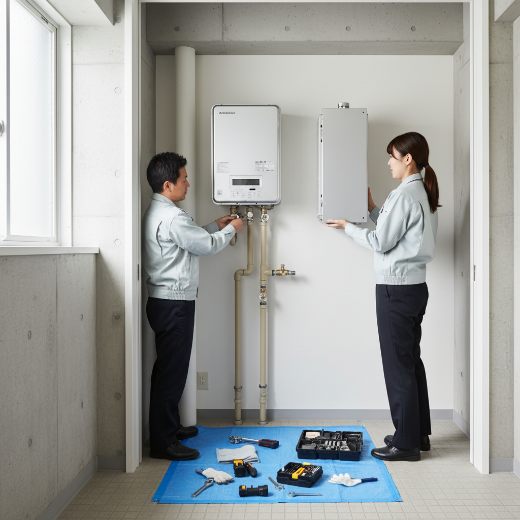 24号給湯器の交換費用相場はどのくらい?に関する画像