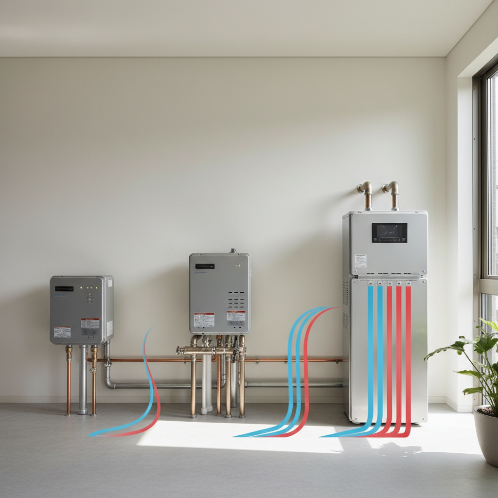 【号数別】給湯器交換費用の相場（16号・20号・24号）に関する画像