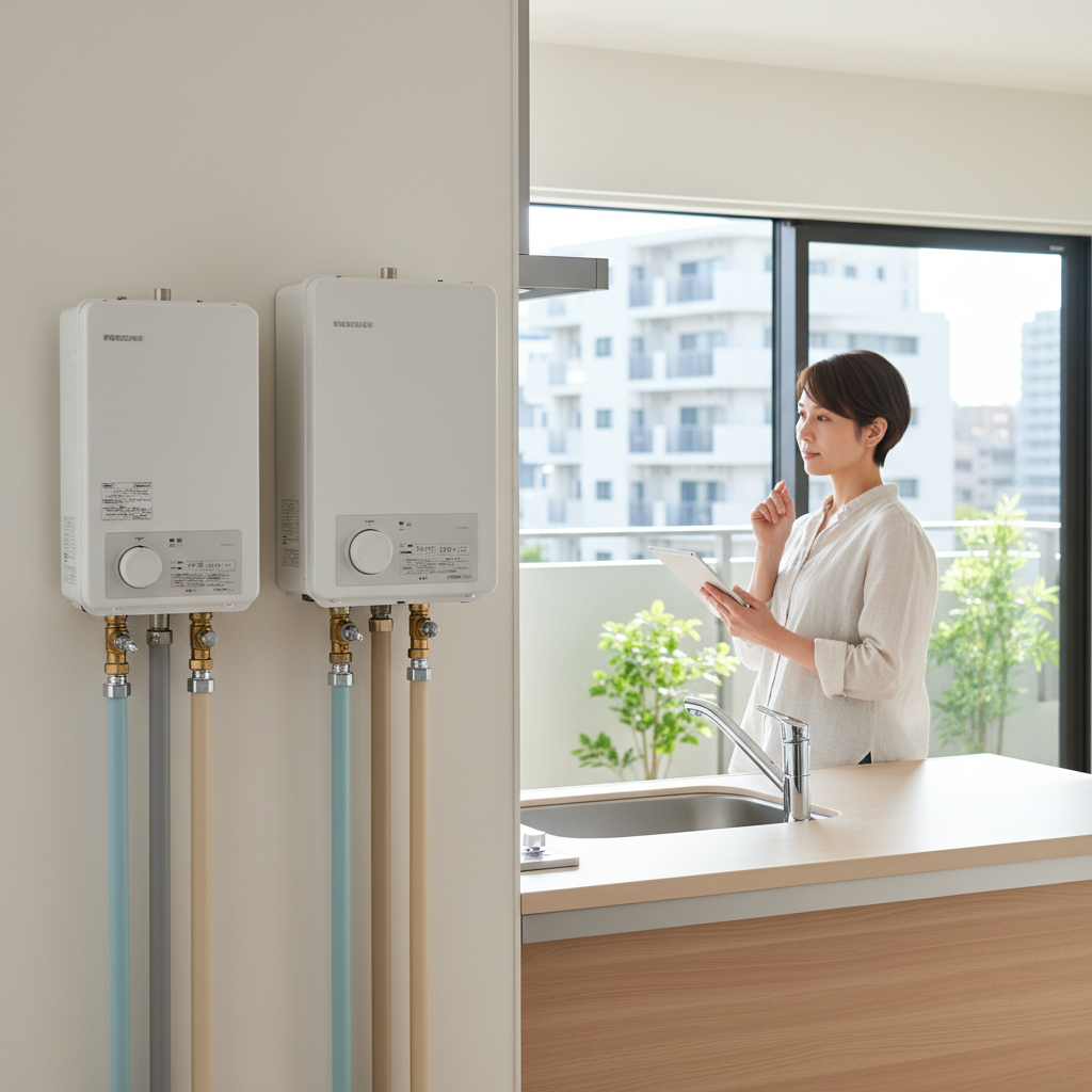 給湯器の20号と24号でガス代は変わる?に関する画像