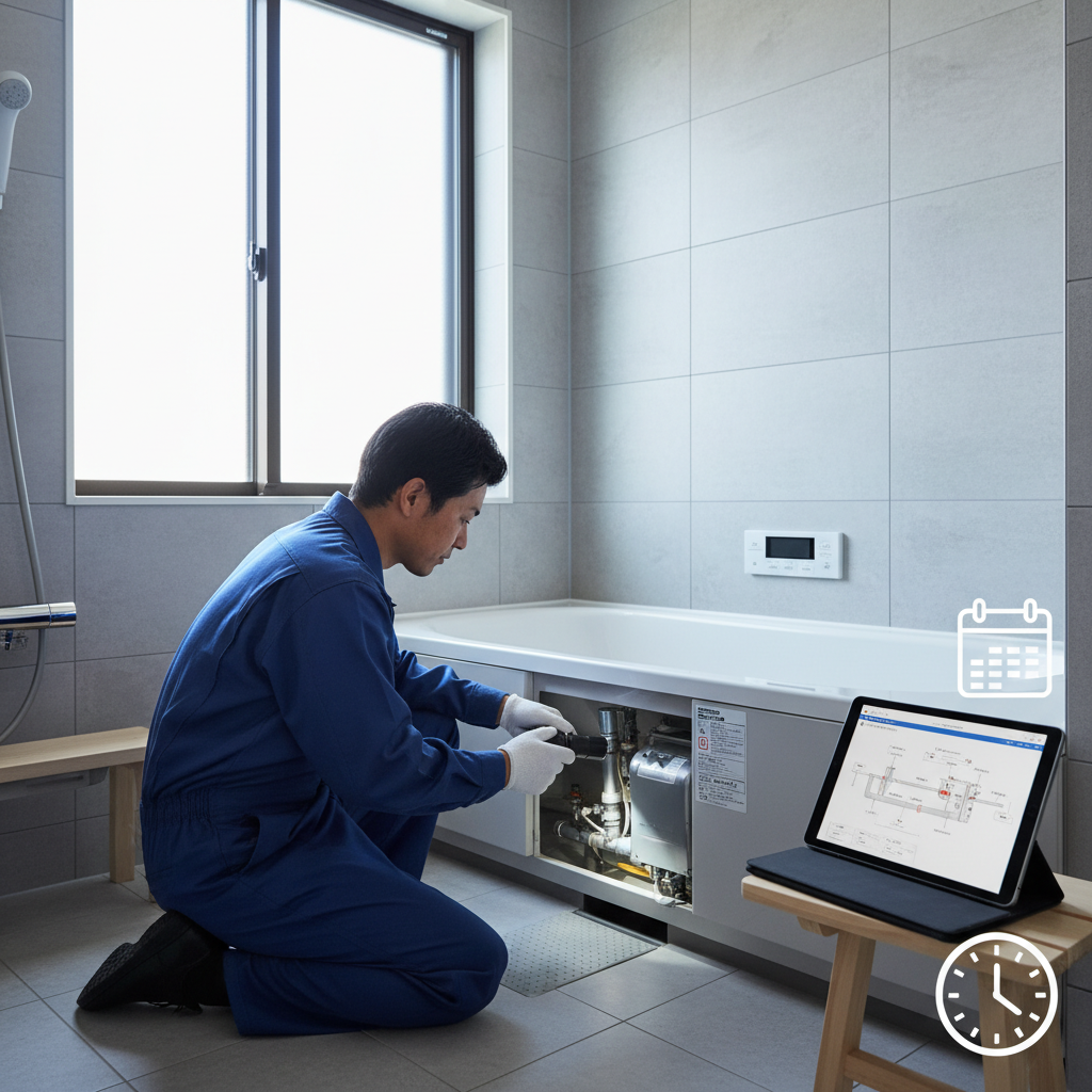 風呂釜の交換は何年ごとにするべきですか？に関する画像