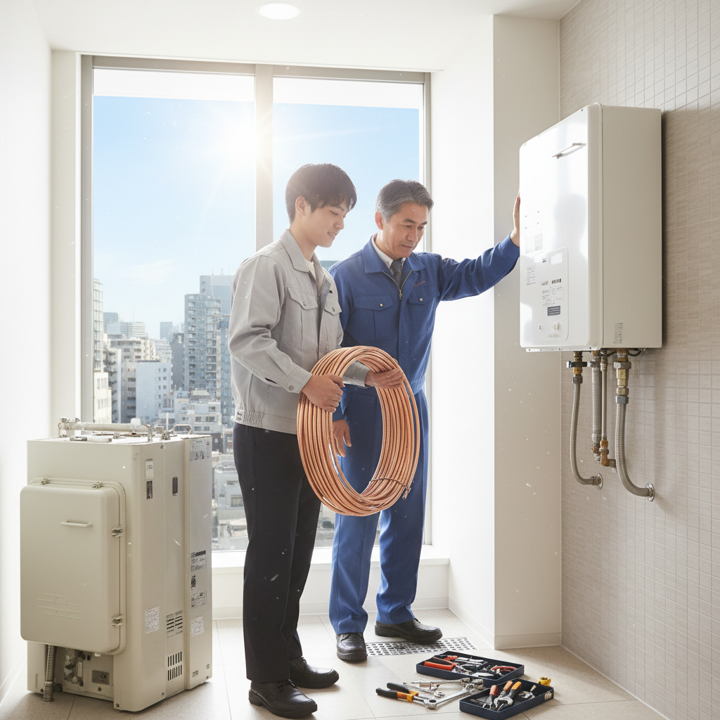 給湯器交換のアルバイトから始めるキャリアに関する画像