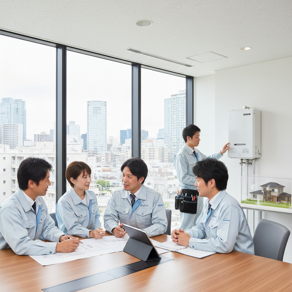 ガス給湯器交換の求人市場に関する画像