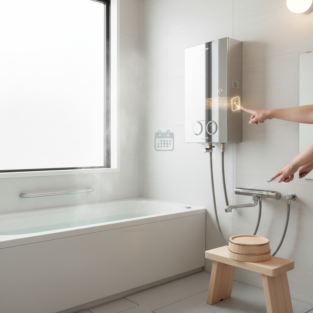 風呂釜給湯器の寿命はどのくらい？交換のサインに関する画像