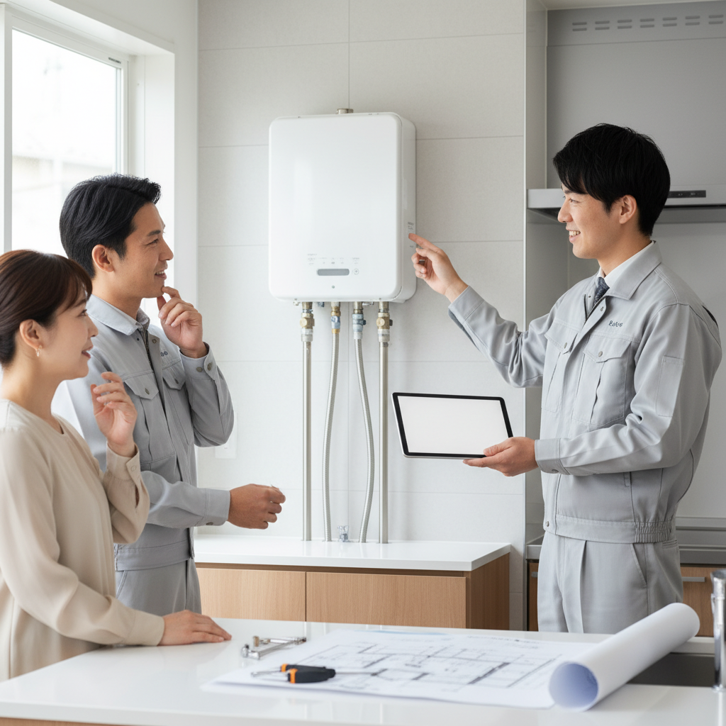 給湯器交換の平均費用はいくらですか？に関する画像