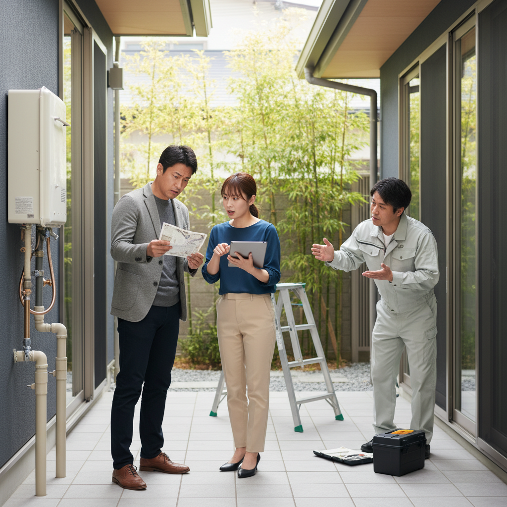 よくある給湯器交換のトラブル事例に関する画像