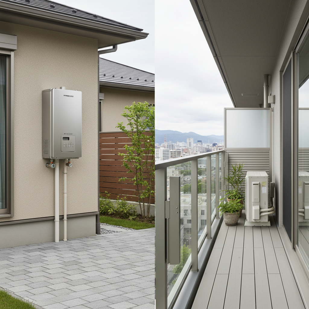 【住居別】給湯器交換費用の相場（戸建て・マンション）に関する画像