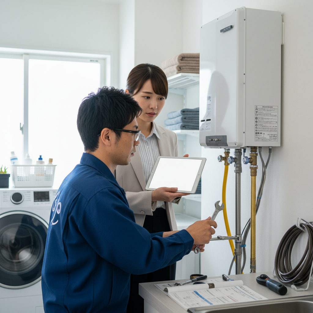 給湯器交換は自分でできる？資格の必要性に関する画像
