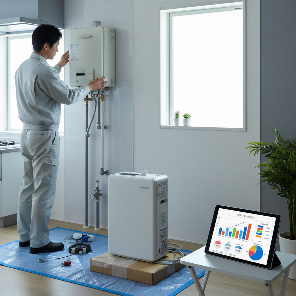 給湯器交換にかかる平均費用と内訳に関する画像