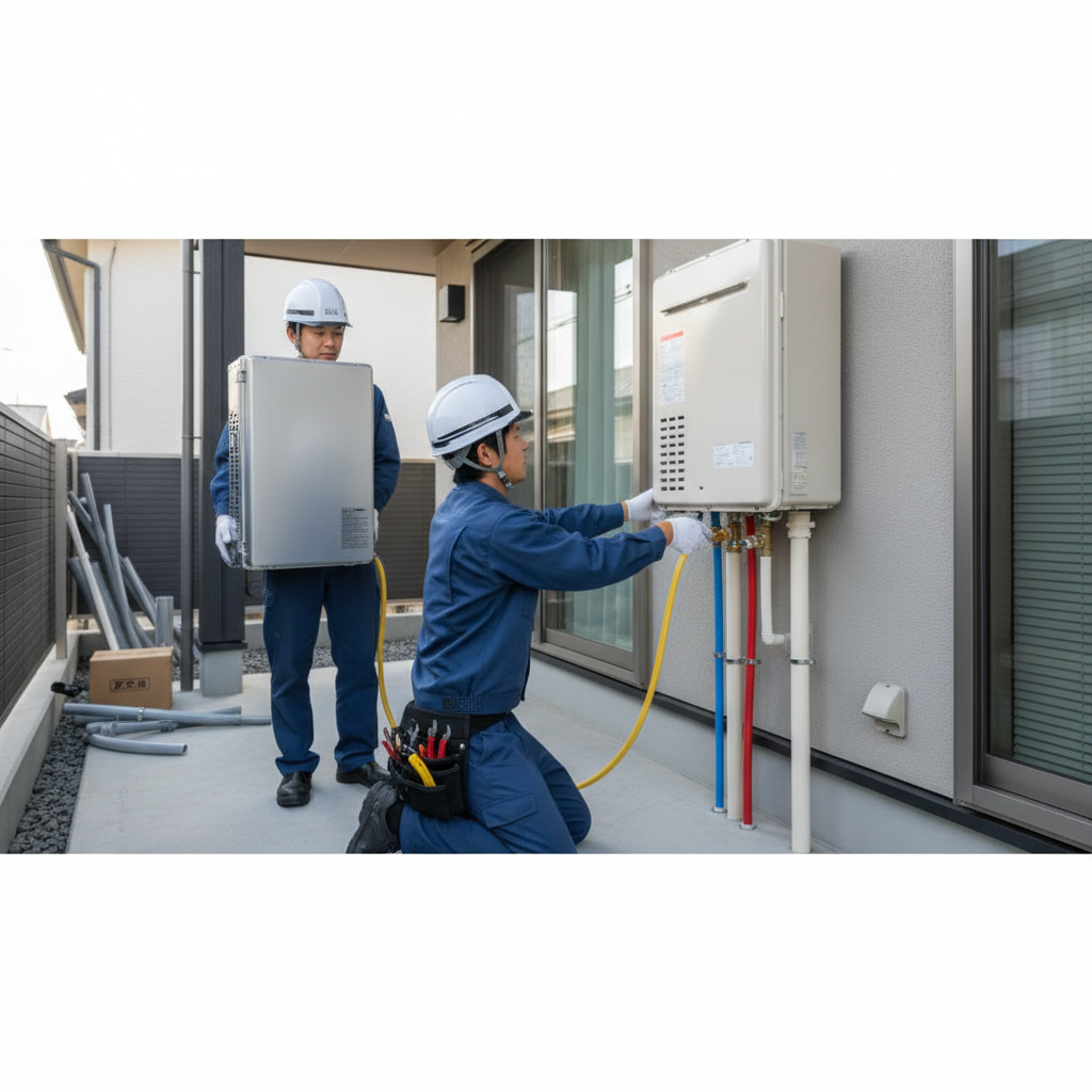 実際の交換作業手順に関する画像