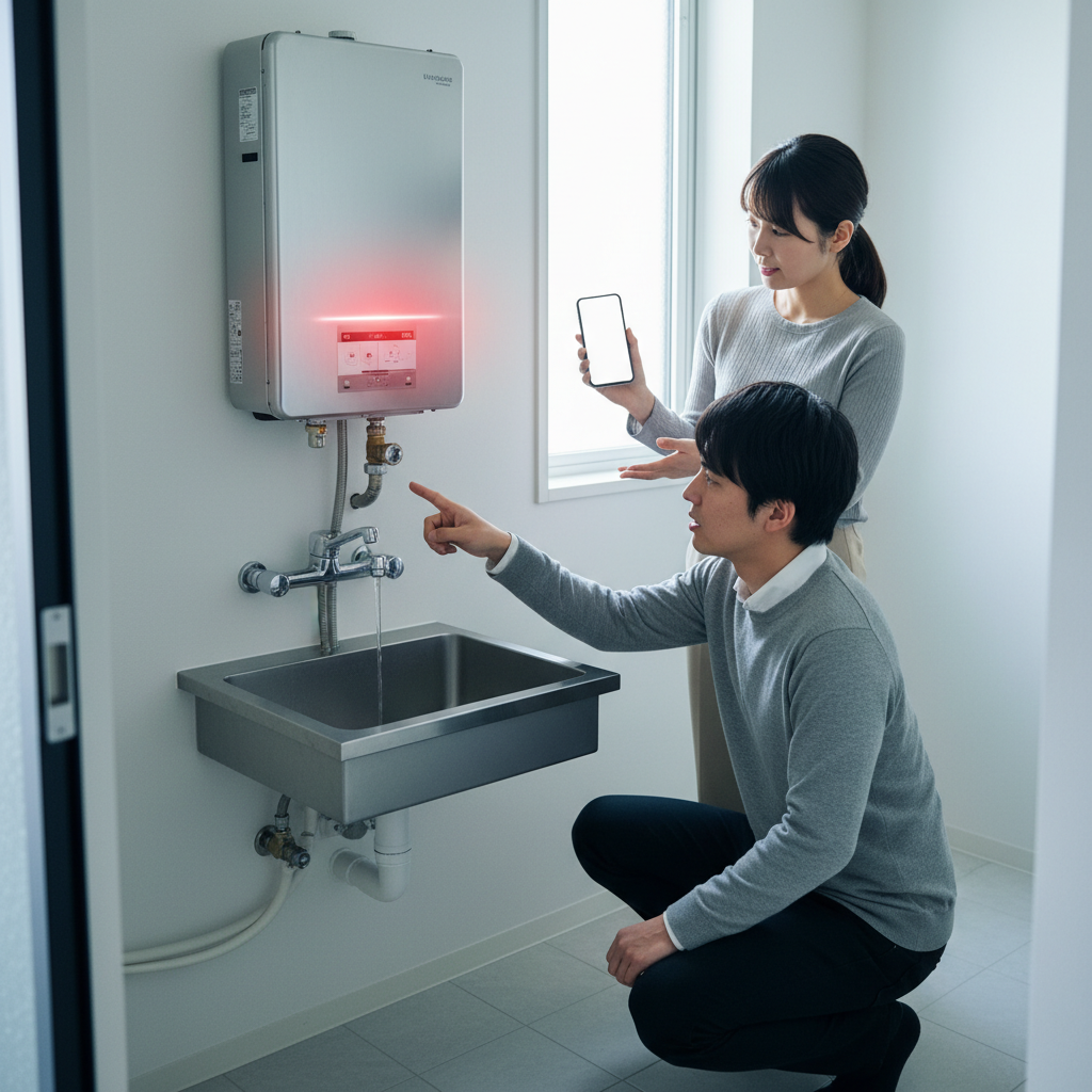 パーパス給湯器でよくあるトラブル事例に関する画像