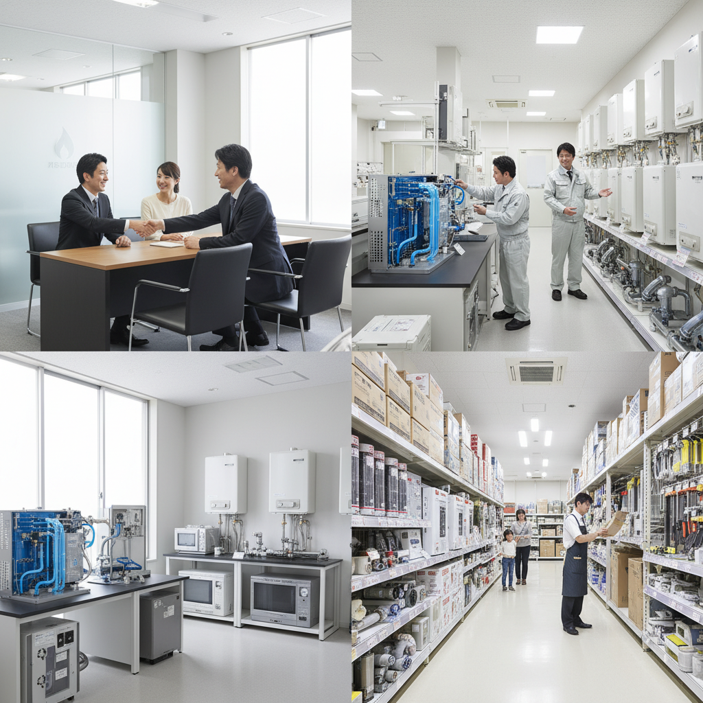 業者選びの4つの選択肢|ガス会社・メーカー・専門業者・ホームセンターに関する画像