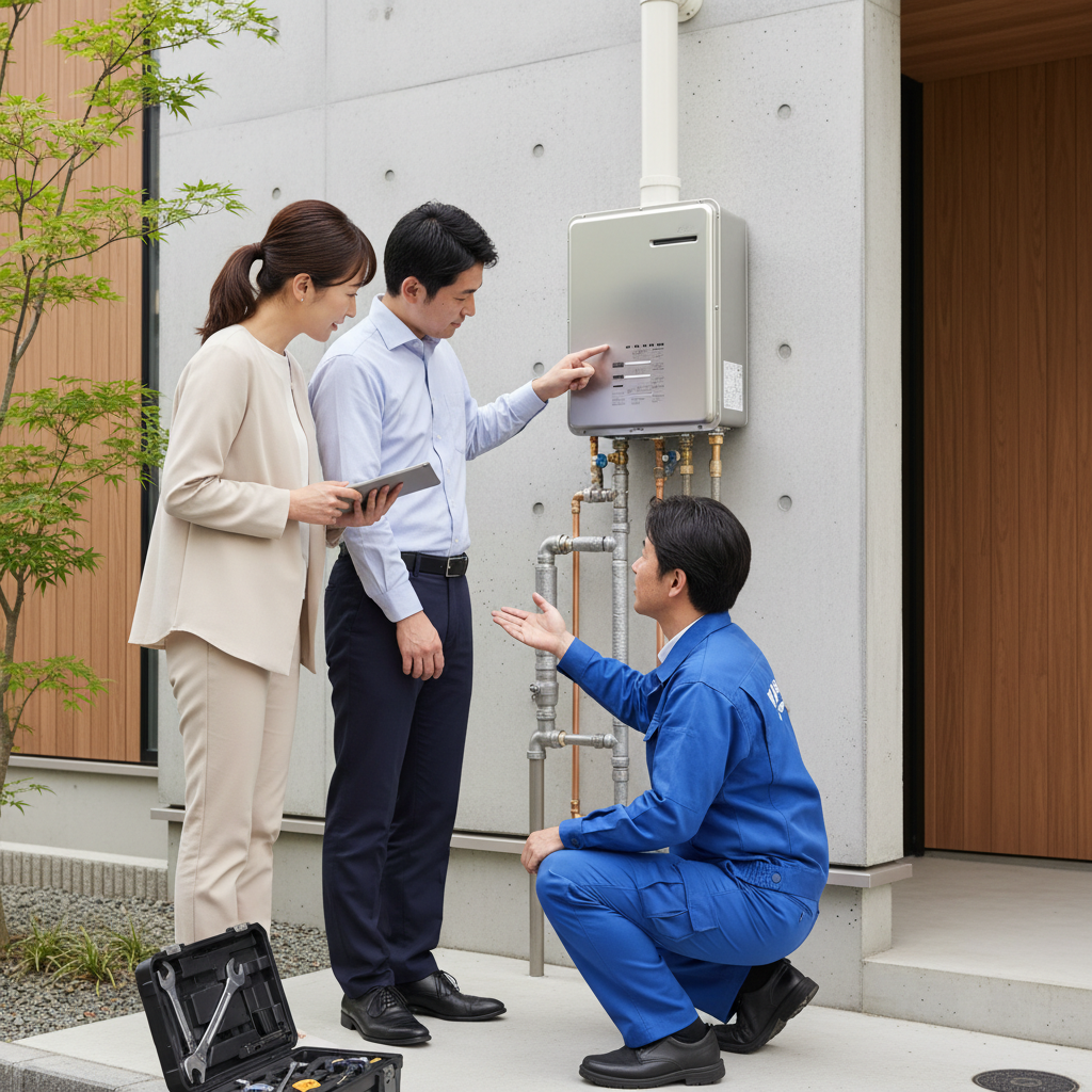 給湯器を交換するときに確認することは？号数や設置場所をチェックに関する画像