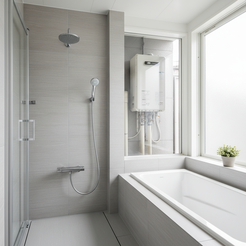 浴室リフォームで給湯器はそのまま使える？に関する画像